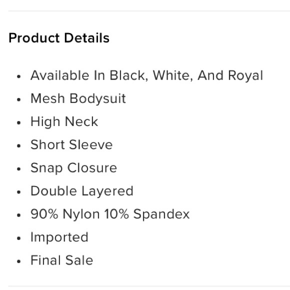 Fashion Nova Get Me Bodied Mesh Bodysuit - Picture 9 of 9